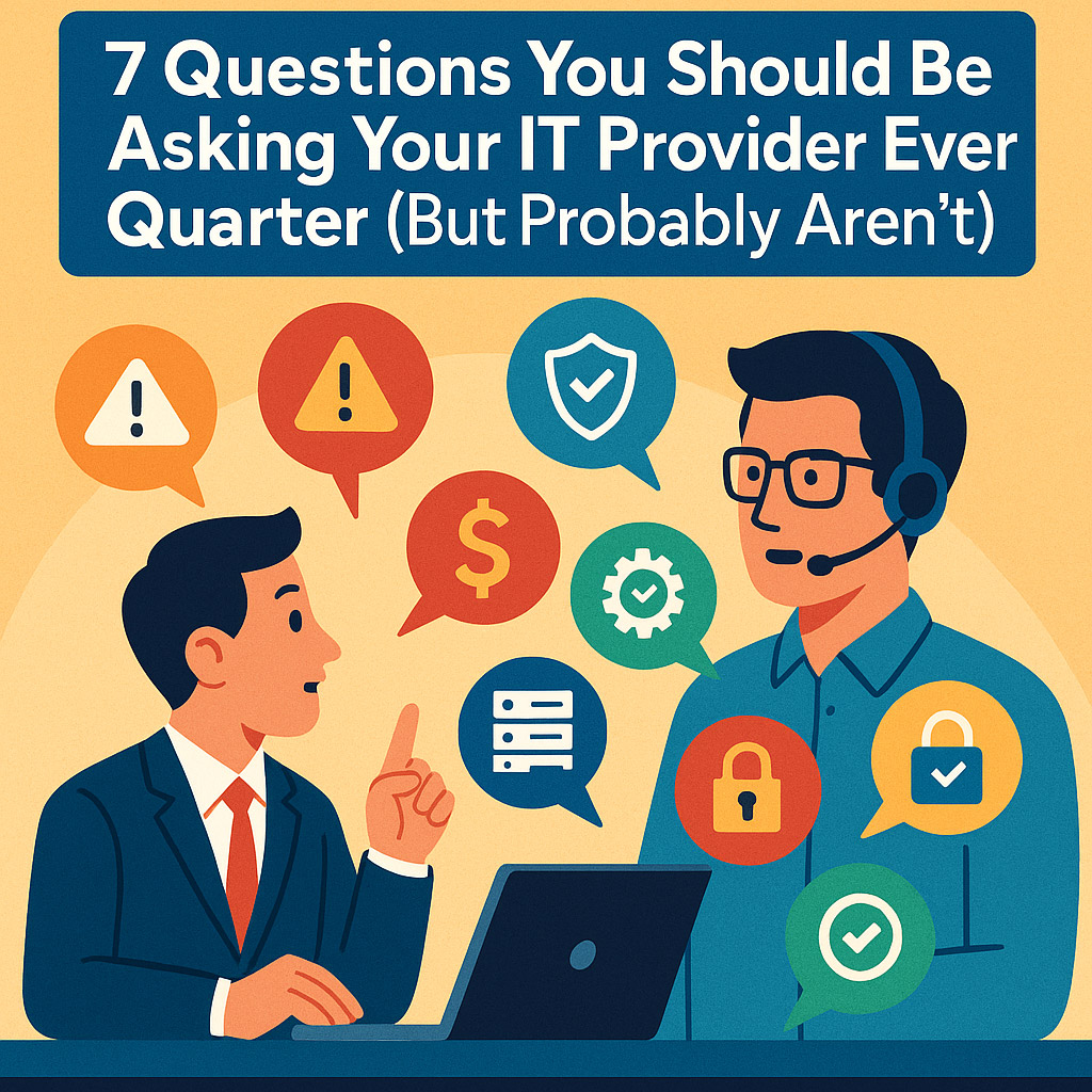 7 Questions You Should Ask Your IT Provider Every Quarter (Before Something Breaks)